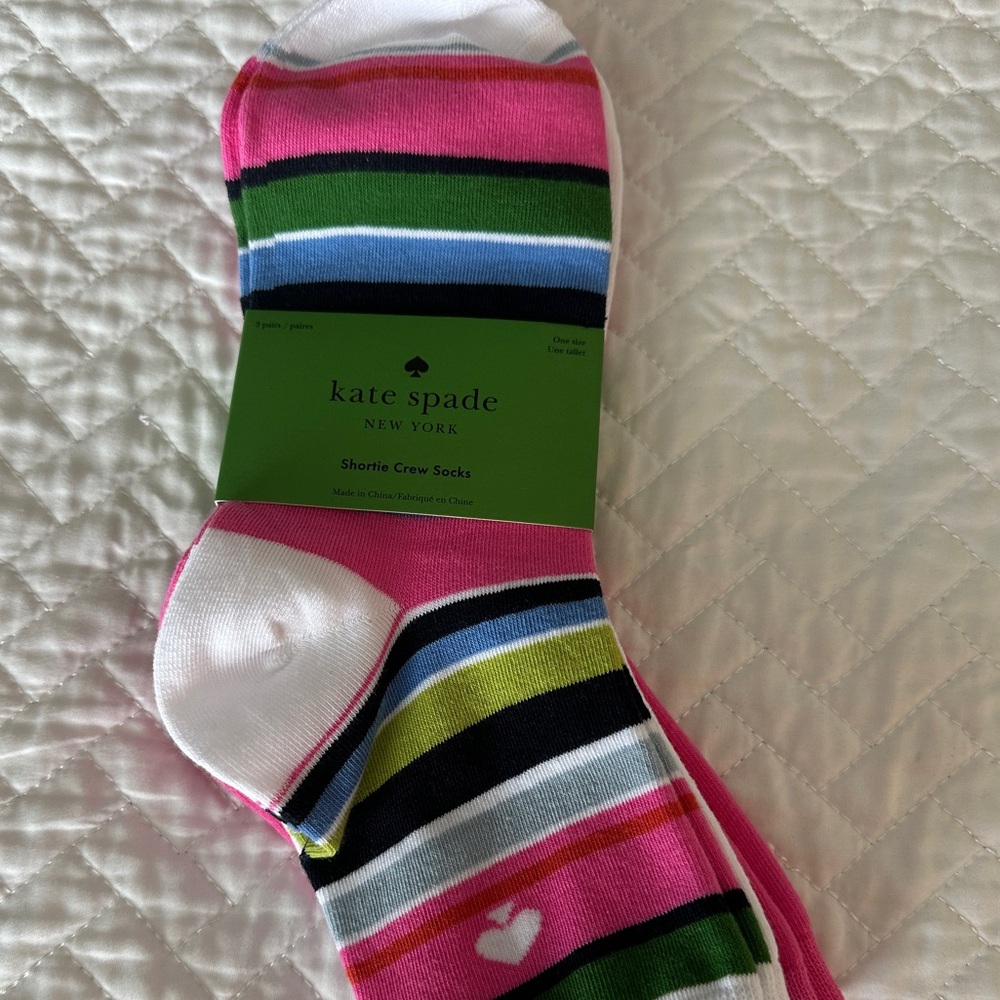 Kate Spade Crew socks